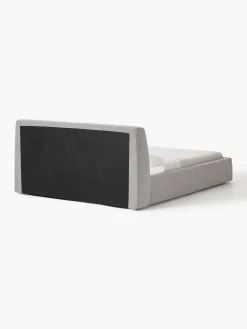 Letto imbottito in bouclé con contenitore Cloud