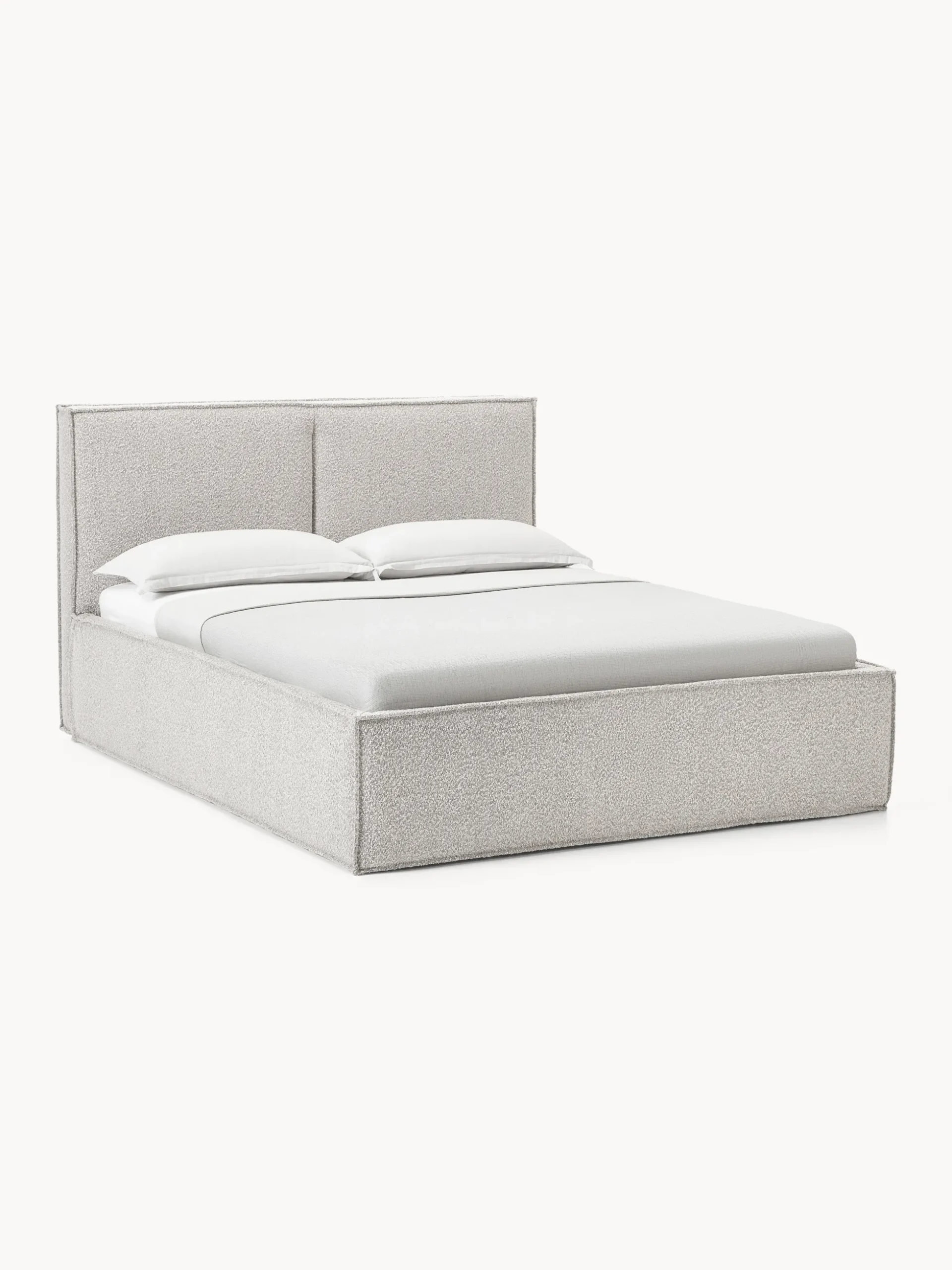 Letto imbottito in bouclé Dream