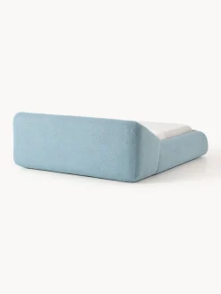 Letto imbottito in bouclé Sofia
