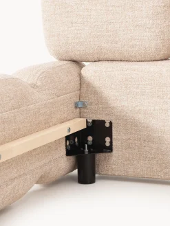 Letto imbottito in bouclé Tayla