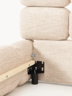 Letto imbottito in bouclé Tayla