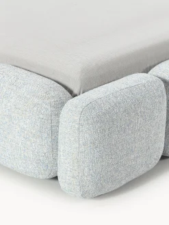 Letto imbottito in bouclé Tayla