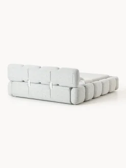 Letto imbottito in bouclé Tayla