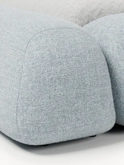 Letto imbottito in bouclé Wolke