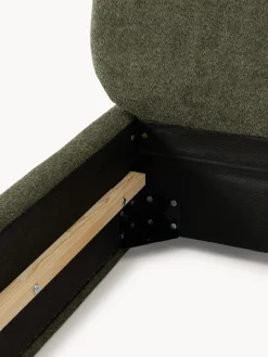 Letto imbottito in teddy bouclé Alba