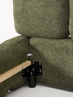 Letto imbottito in teddy-bouclé Tayla