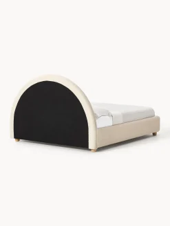 Letto imbottito in teddy con contenitore Ebba