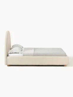 Letto imbottito in teddy Ebba