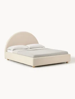 Letto imbottito in teddy Ebba