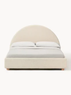 Letto imbottito in teddy Ebba