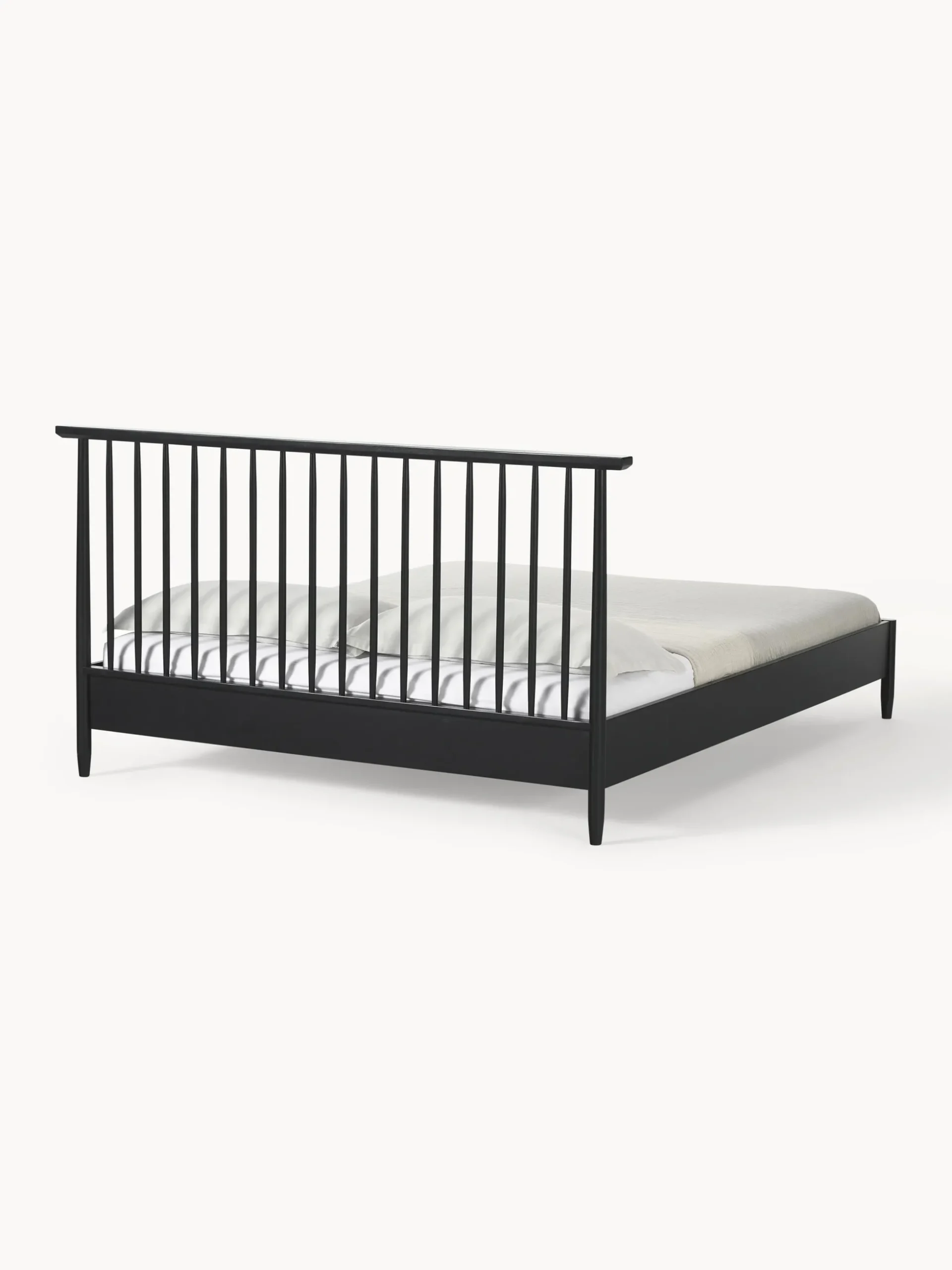Letto in legno di pino con testiera Windsor