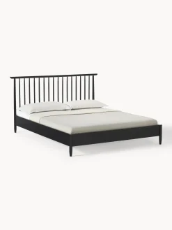 Letto in legno di pino con testiera Windsor