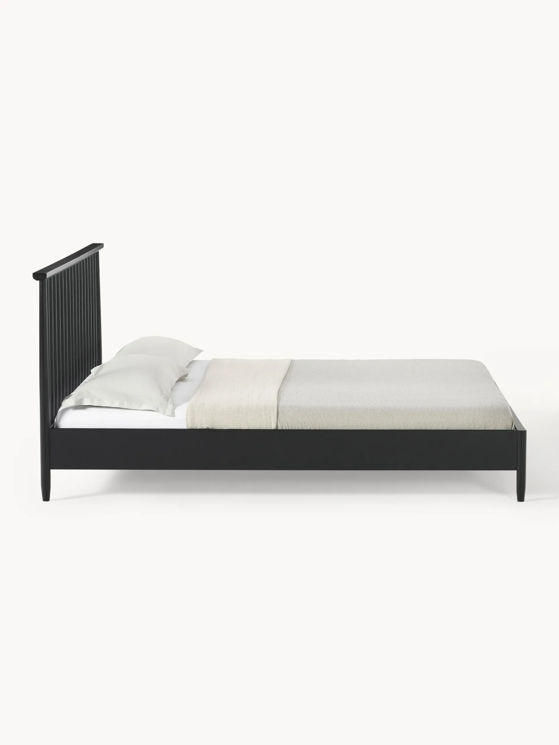 Letto in legno di pino con testiera Windsor
