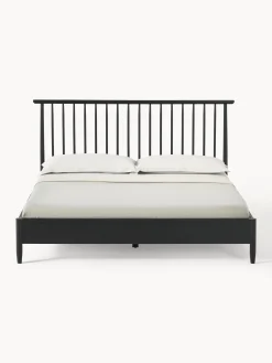 Letto in legno di pino con testiera Windsor