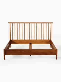 Letto in legno di pino con testiera Windsor