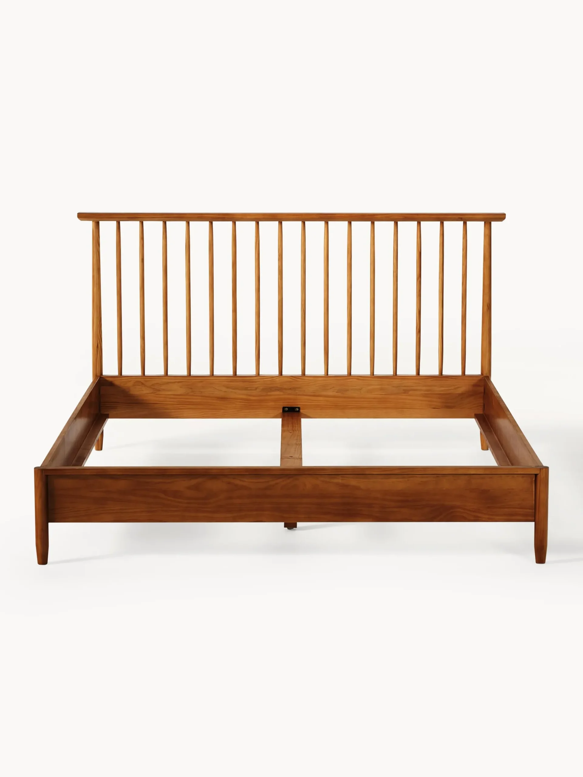 Letto in legno di pino con testiera Windsor