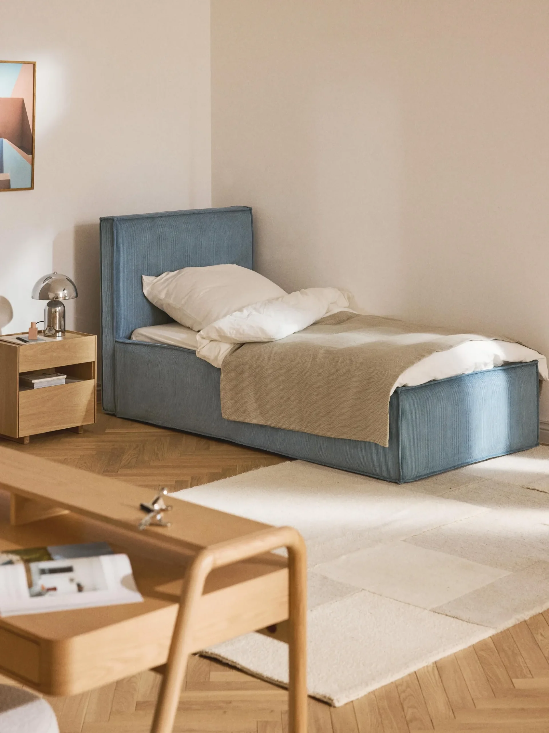 Letto in velluto a coste Dream