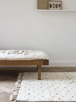 Letto per bambini fatto a mano in legno di quercia Eli, 90 x 160 cm