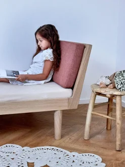 Letto per bambini fatto a mano in legno di quercia Eli, 90 x 160 cm