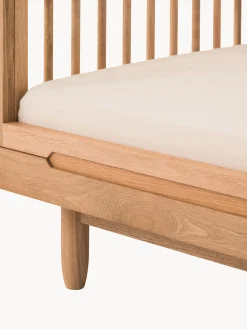 Letto per bambini in legno di quercia Pure, 70 x 140 cm