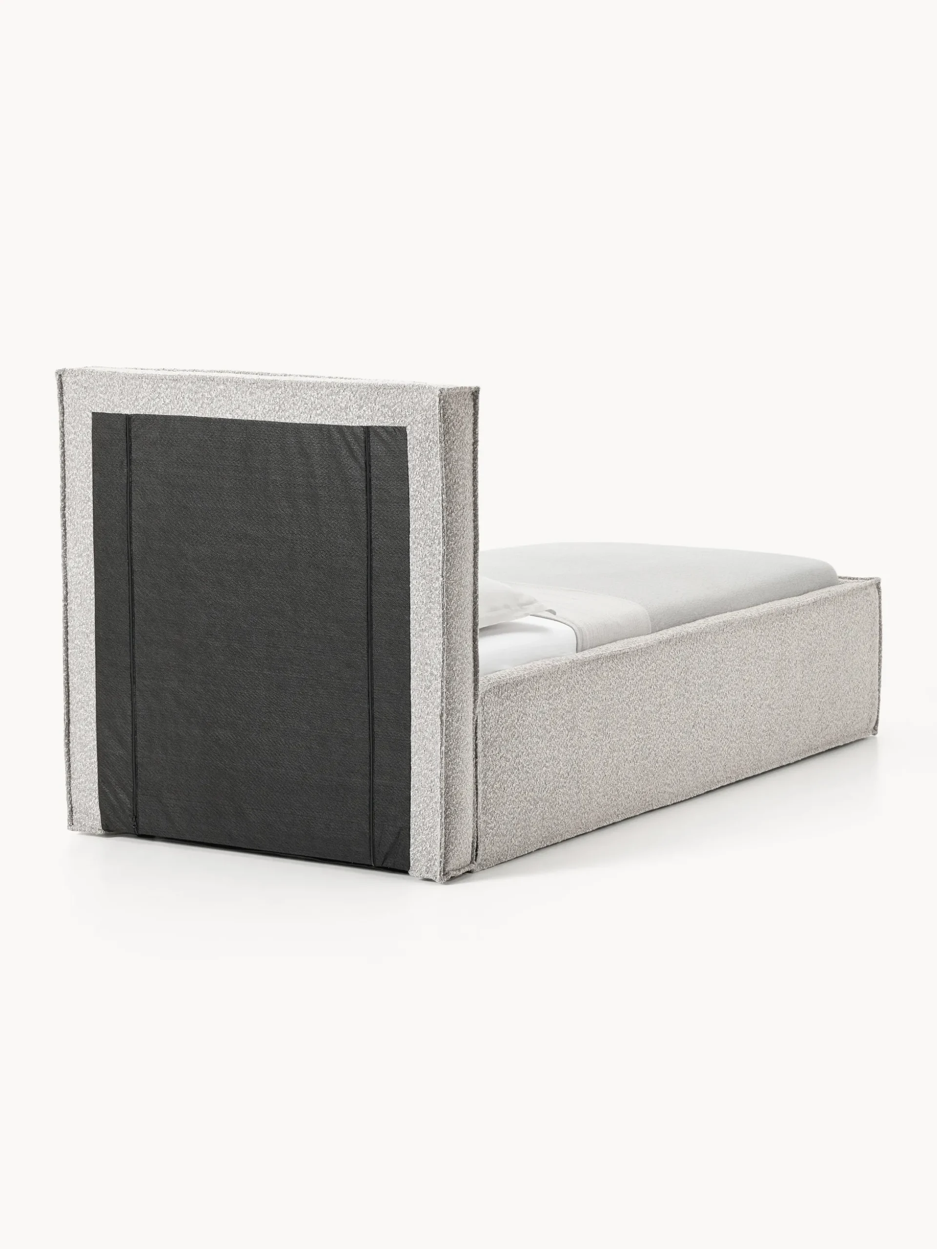 Letto singolo imbottito in bouclé Dream