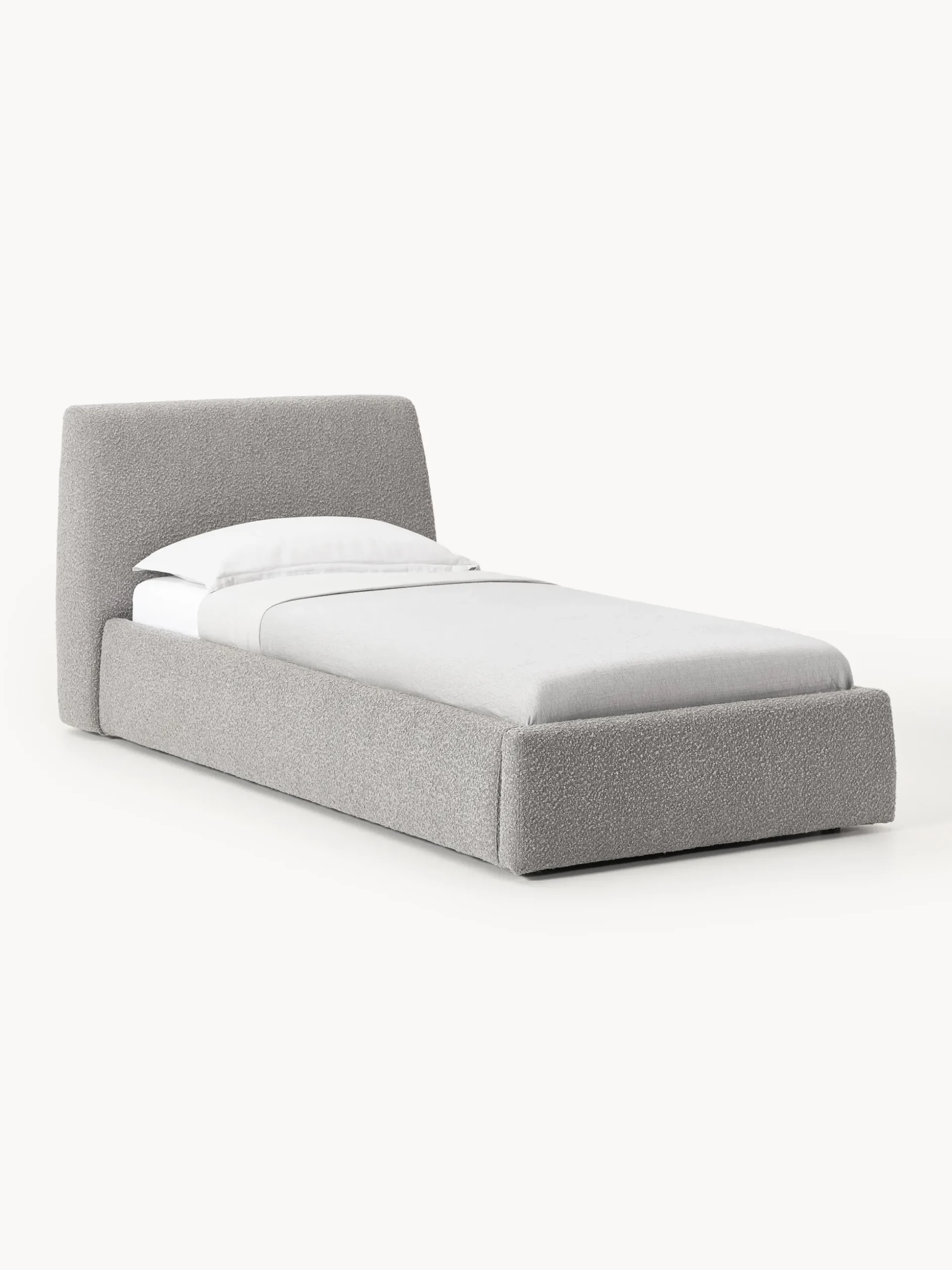 Letto singolo in bouclé Cloud
