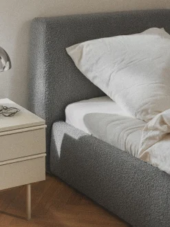 Letto singolo in bouclé Cloud