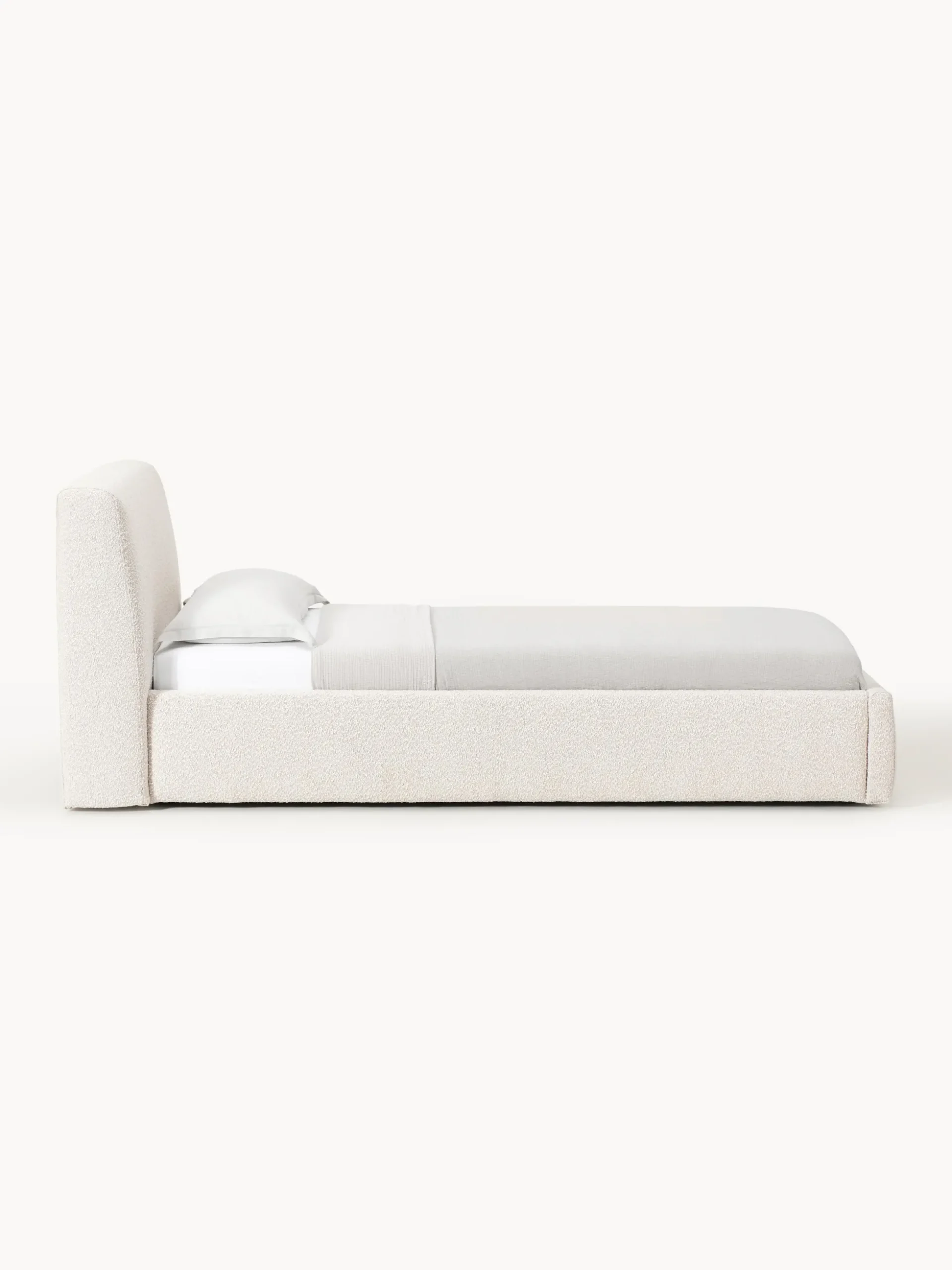 Letto singolo in bouclé Cloud