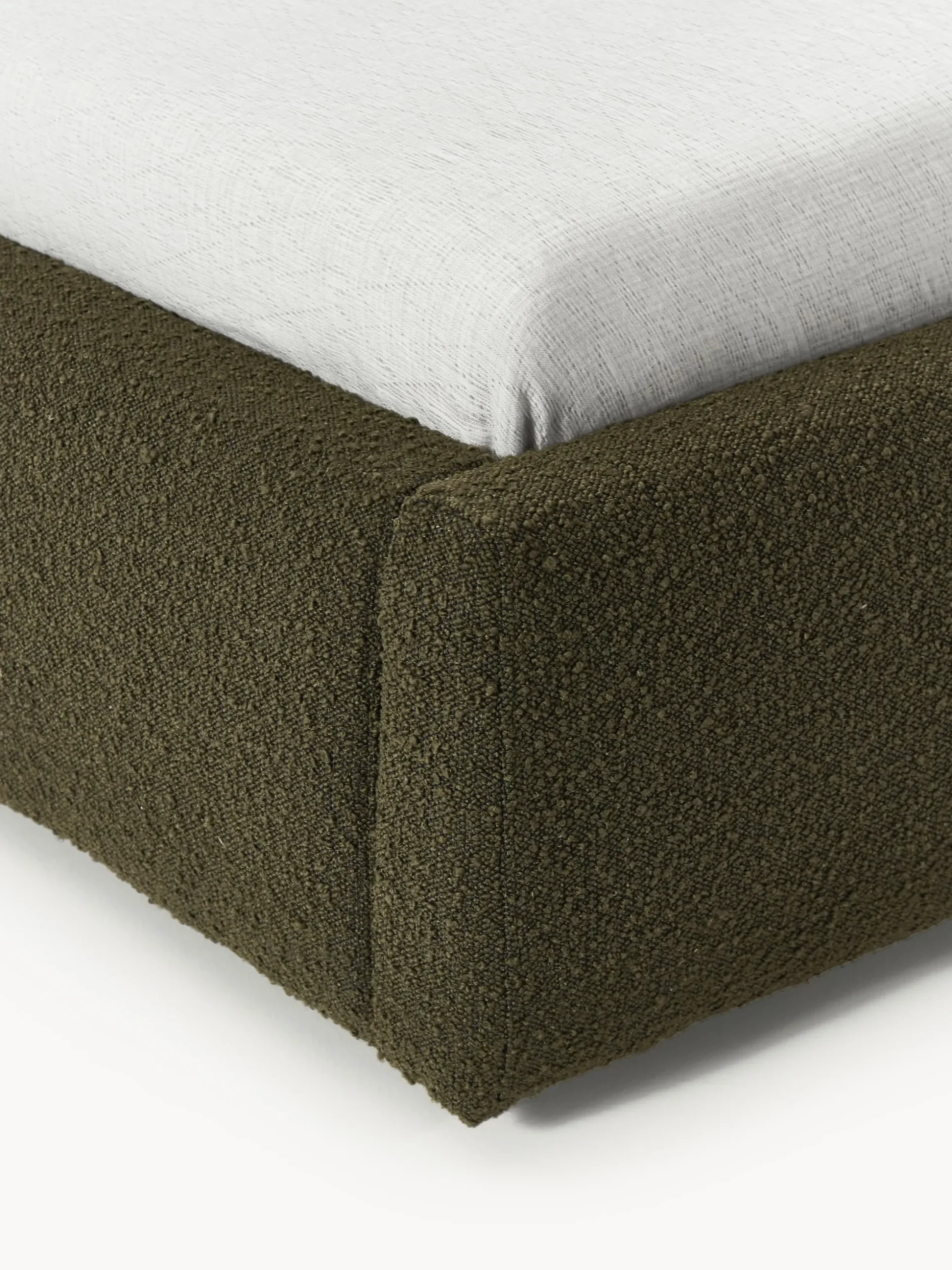 Letto singolo in bouclé Cloud