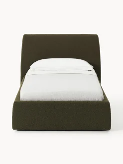 Letto singolo in bouclé Cloud