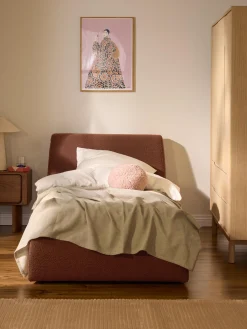 Letto singolo in bouclé Cloud