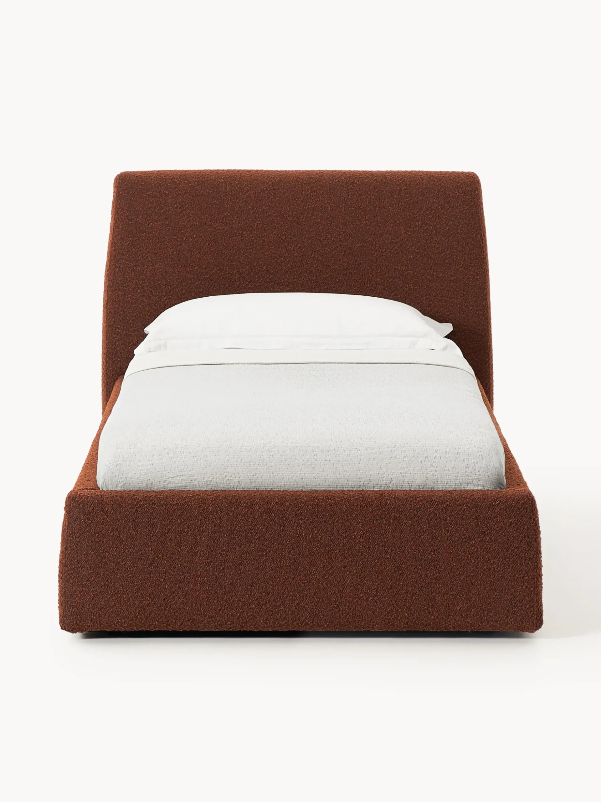 Letto singolo in bouclé Cloud
