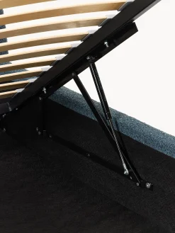 Letto singolo in bouclé con contenitore Cloud
