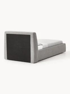 Letto singolo in bouclé con contenitore Cloud