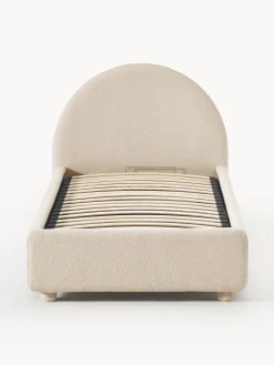 Letto singolo in teddy con contenitore Ebba