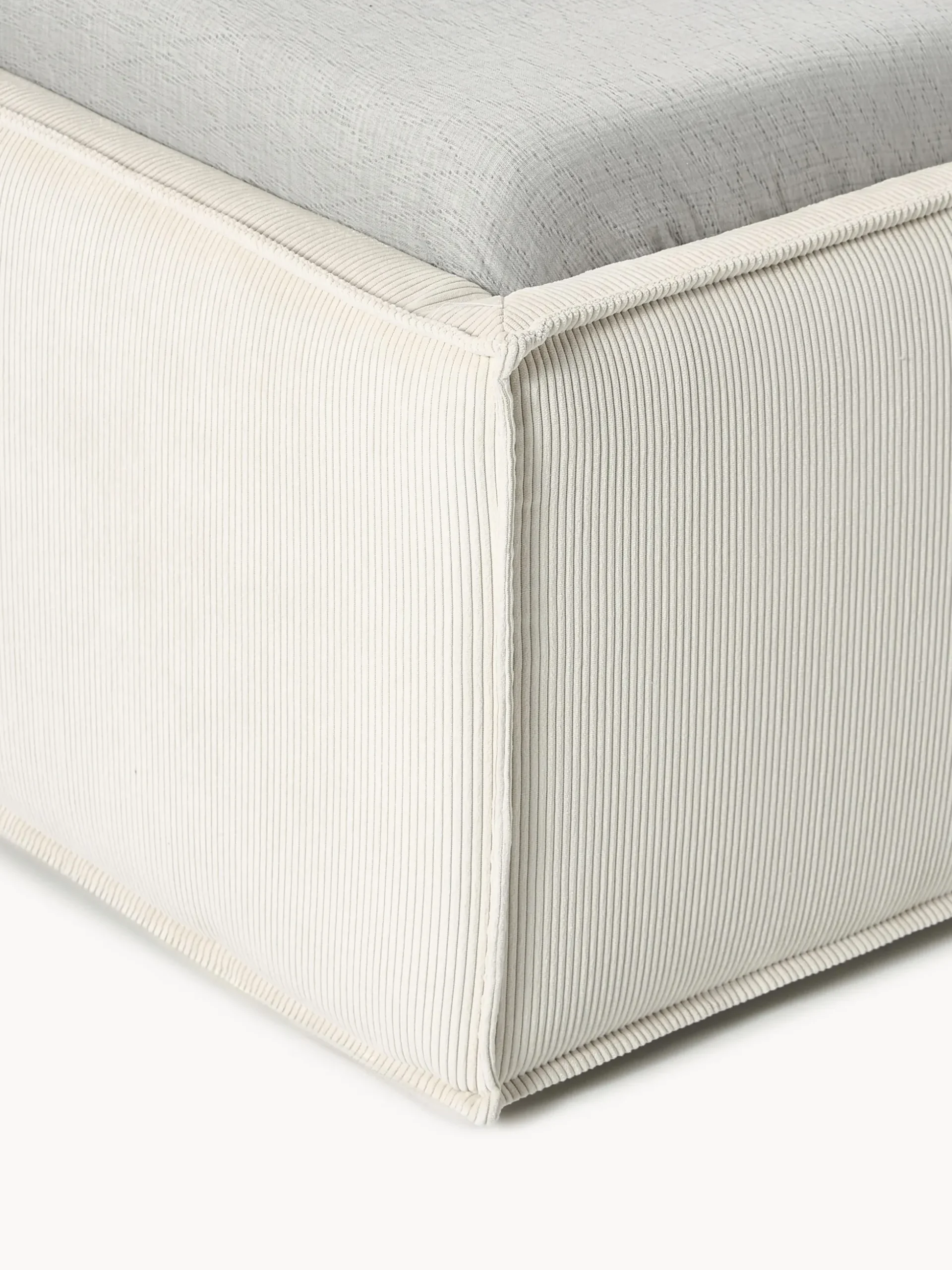 Letto singolo in velluto a coste con spazio contenitore aggiuntivo Dream