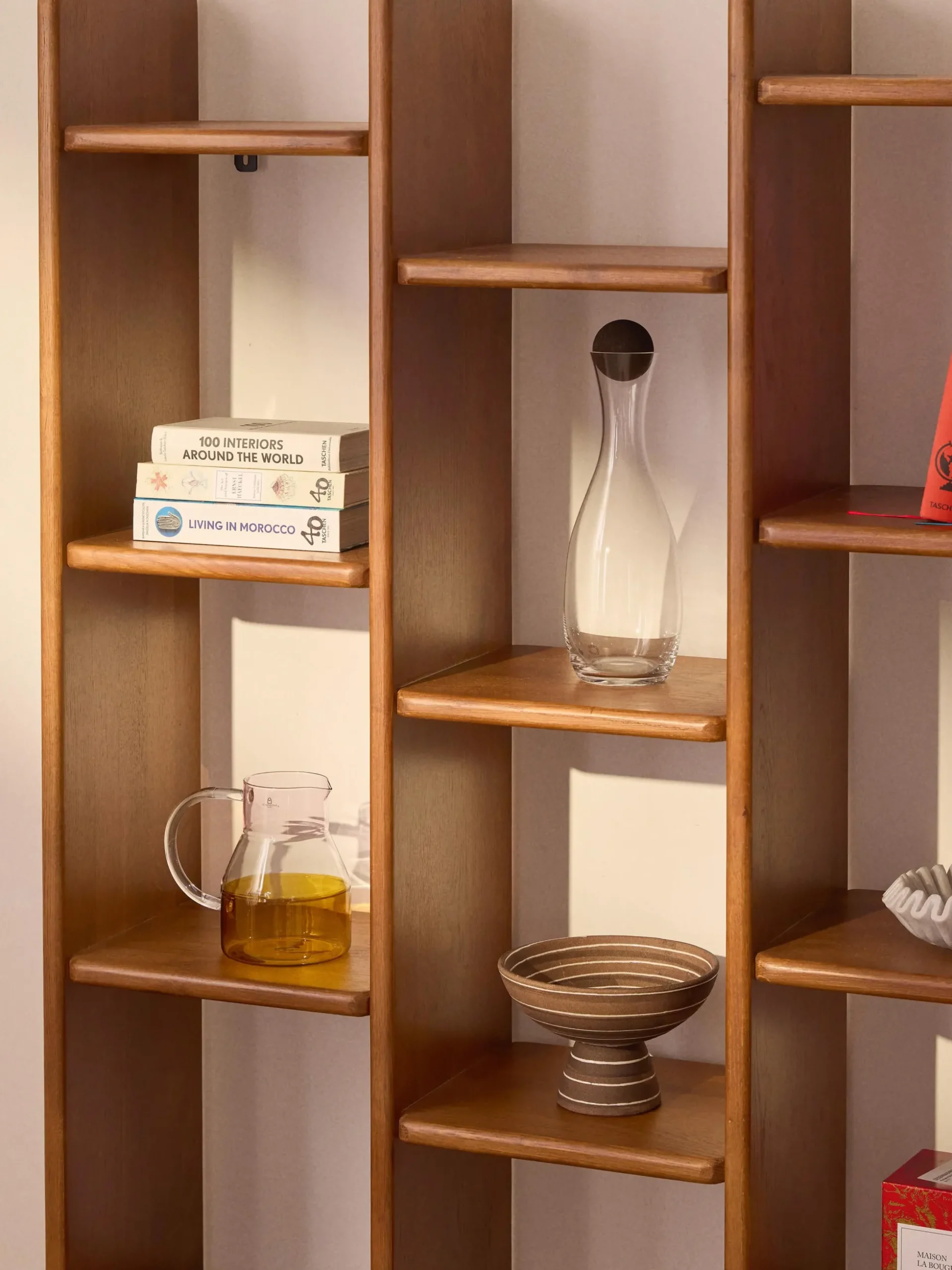 Libreria in legno di quercia Chandler