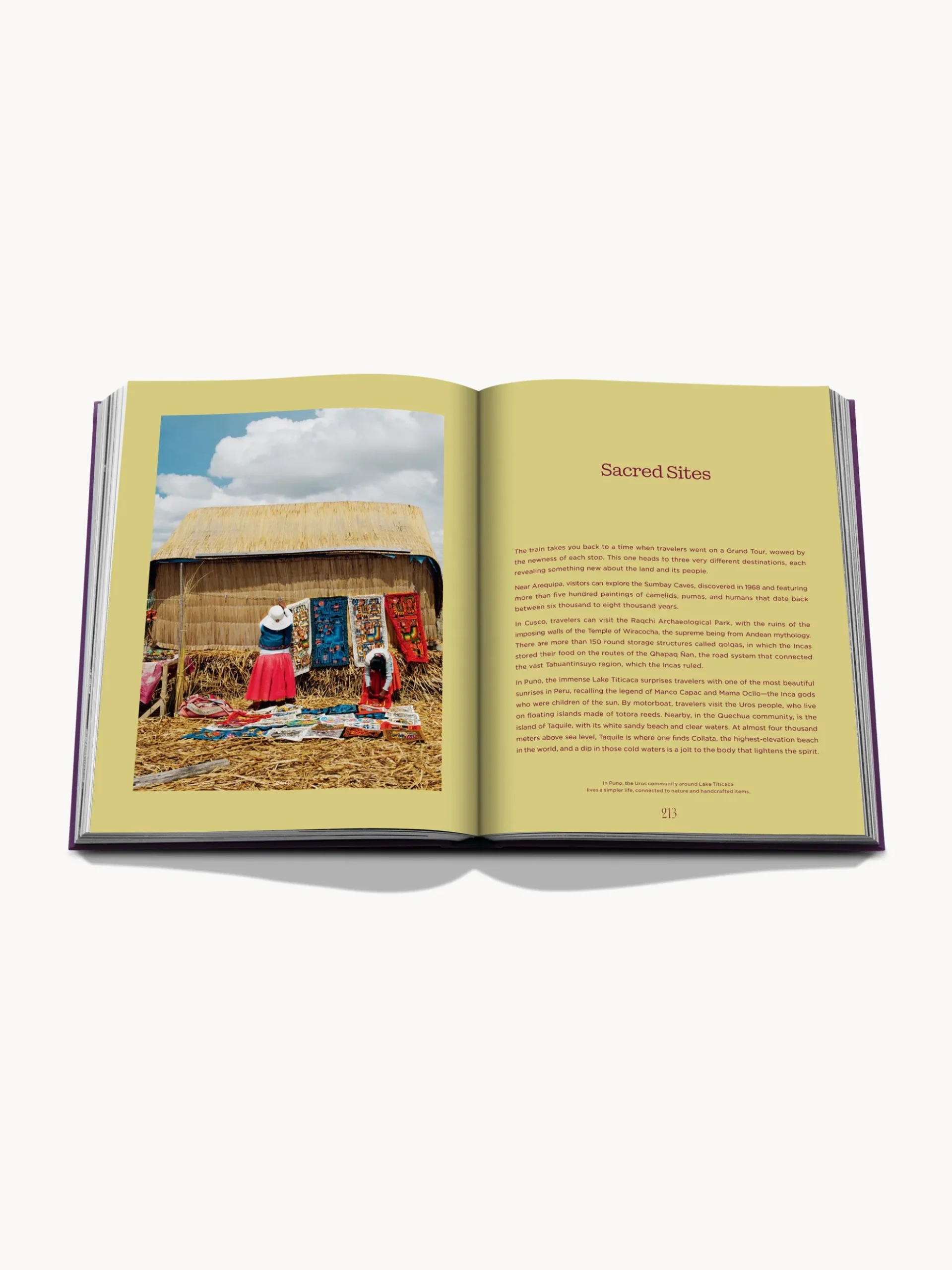 Libro da tavolino Belmond Peru
