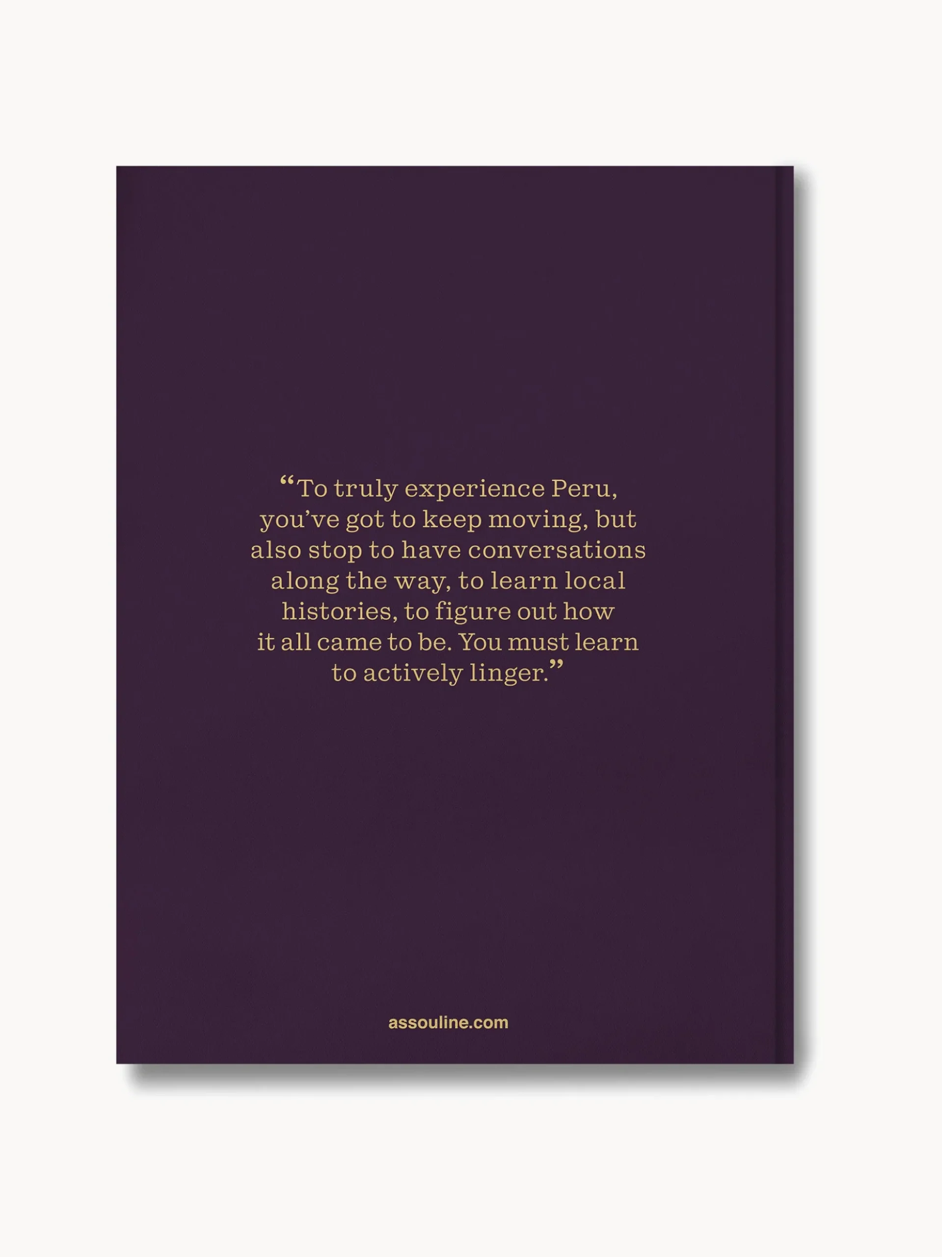 Libro da tavolino Belmond Peru