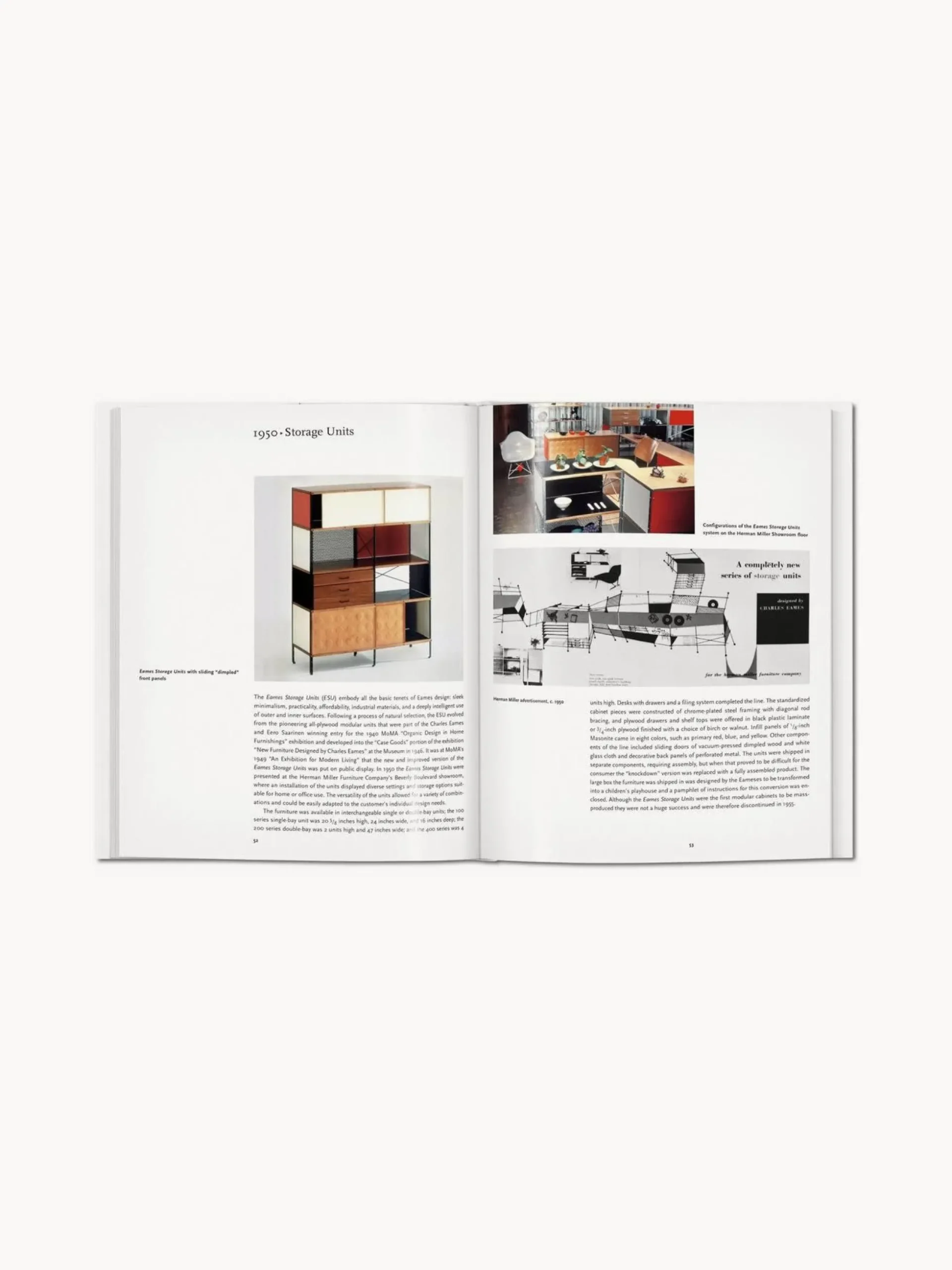 Libro da tavolino Eames, edizione in inglese