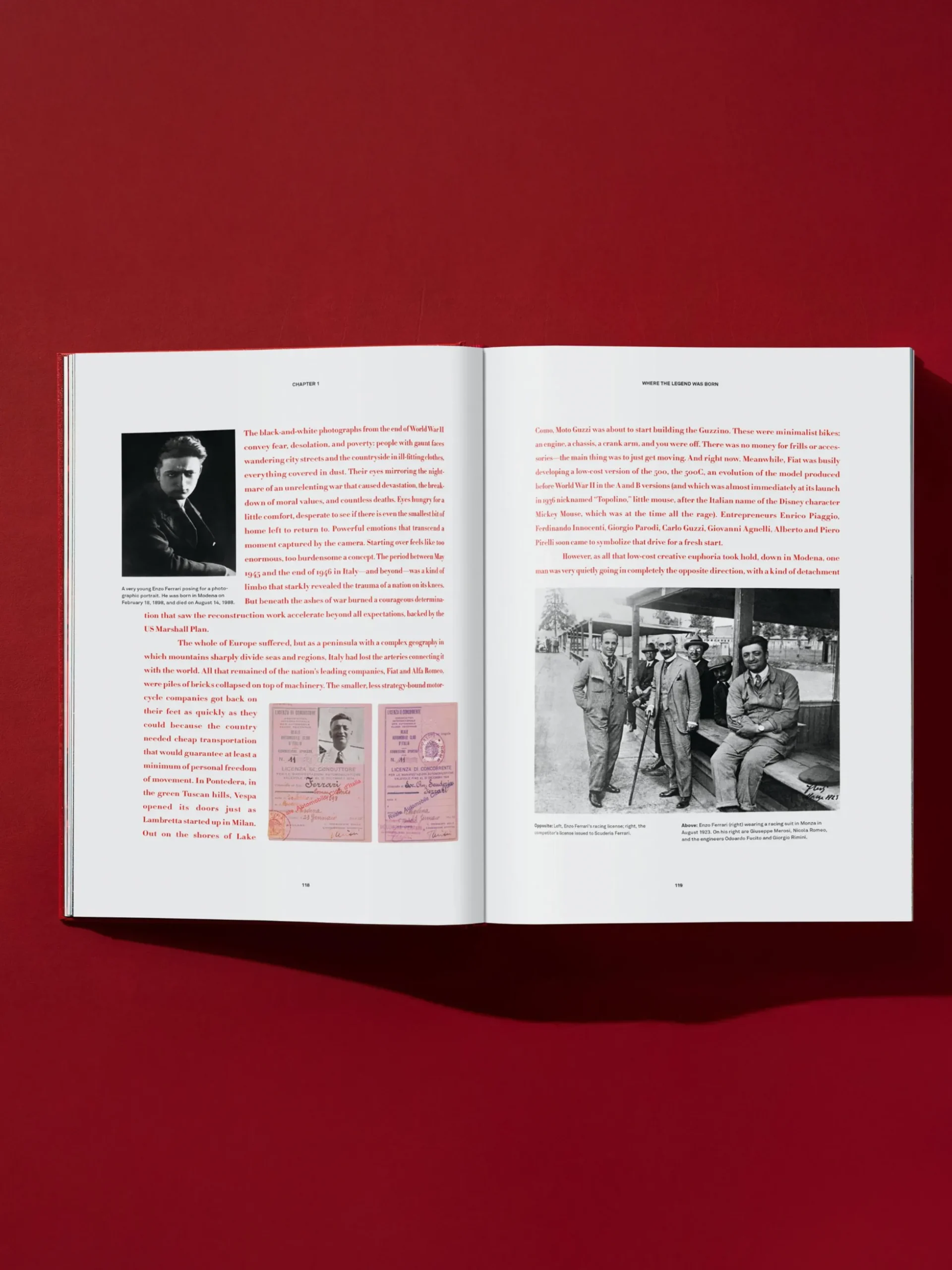 Libro da tavolino Ferrari