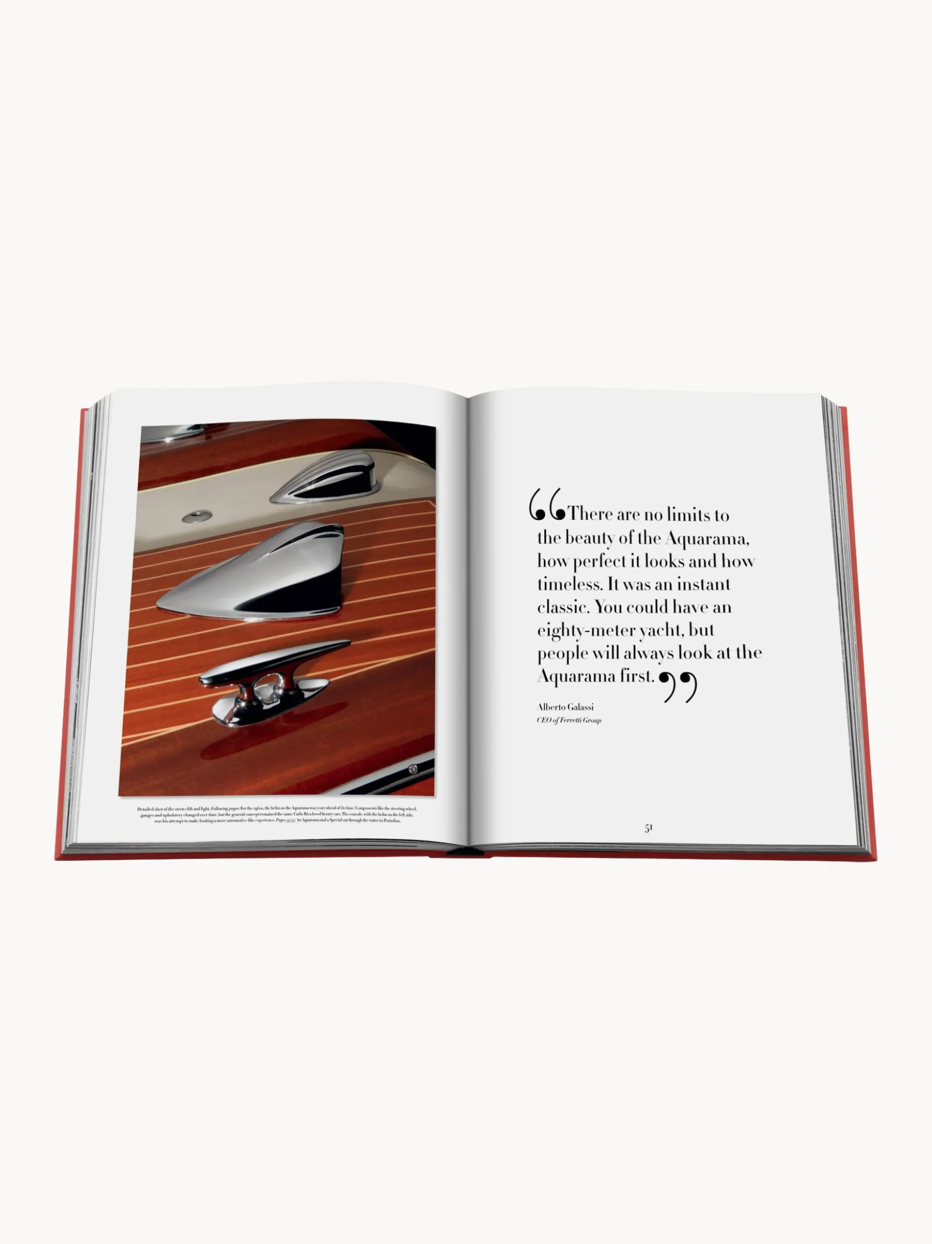 Libro da tavolino Riva Aquarama