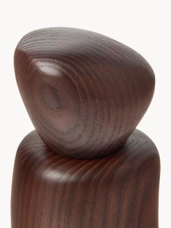 Macinaspezie in legno di frassino Pebble