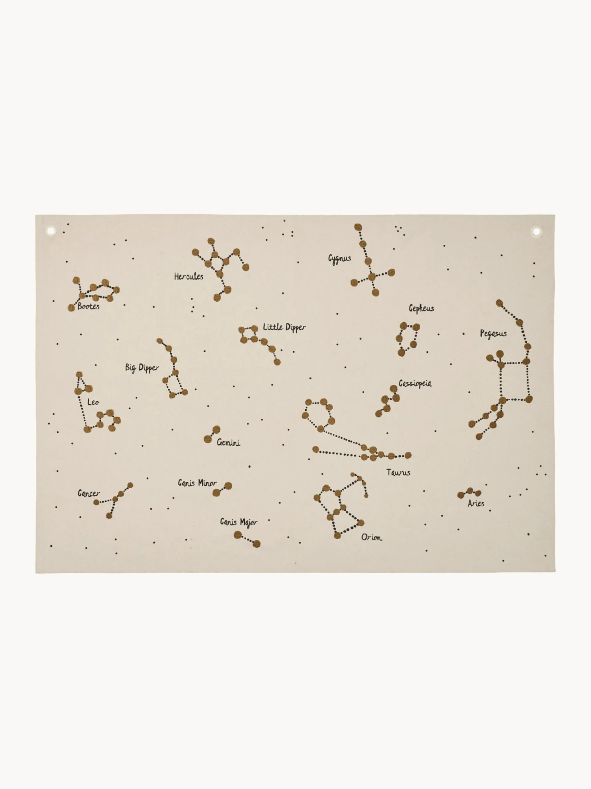 Mappa in cotone organico Constellation