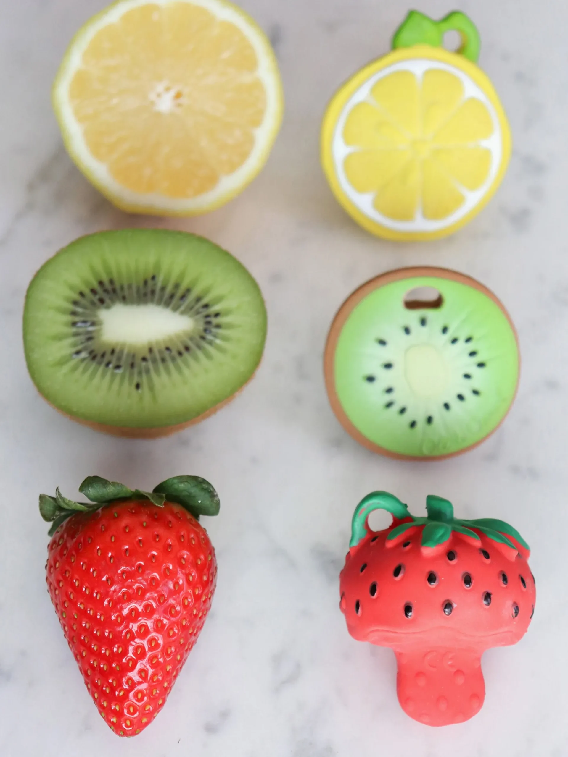 Massaggiagengive per bambini fatto a mano Fruits & Veggies