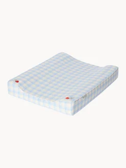 Materassino fasciatoio in cotone Sky Blue