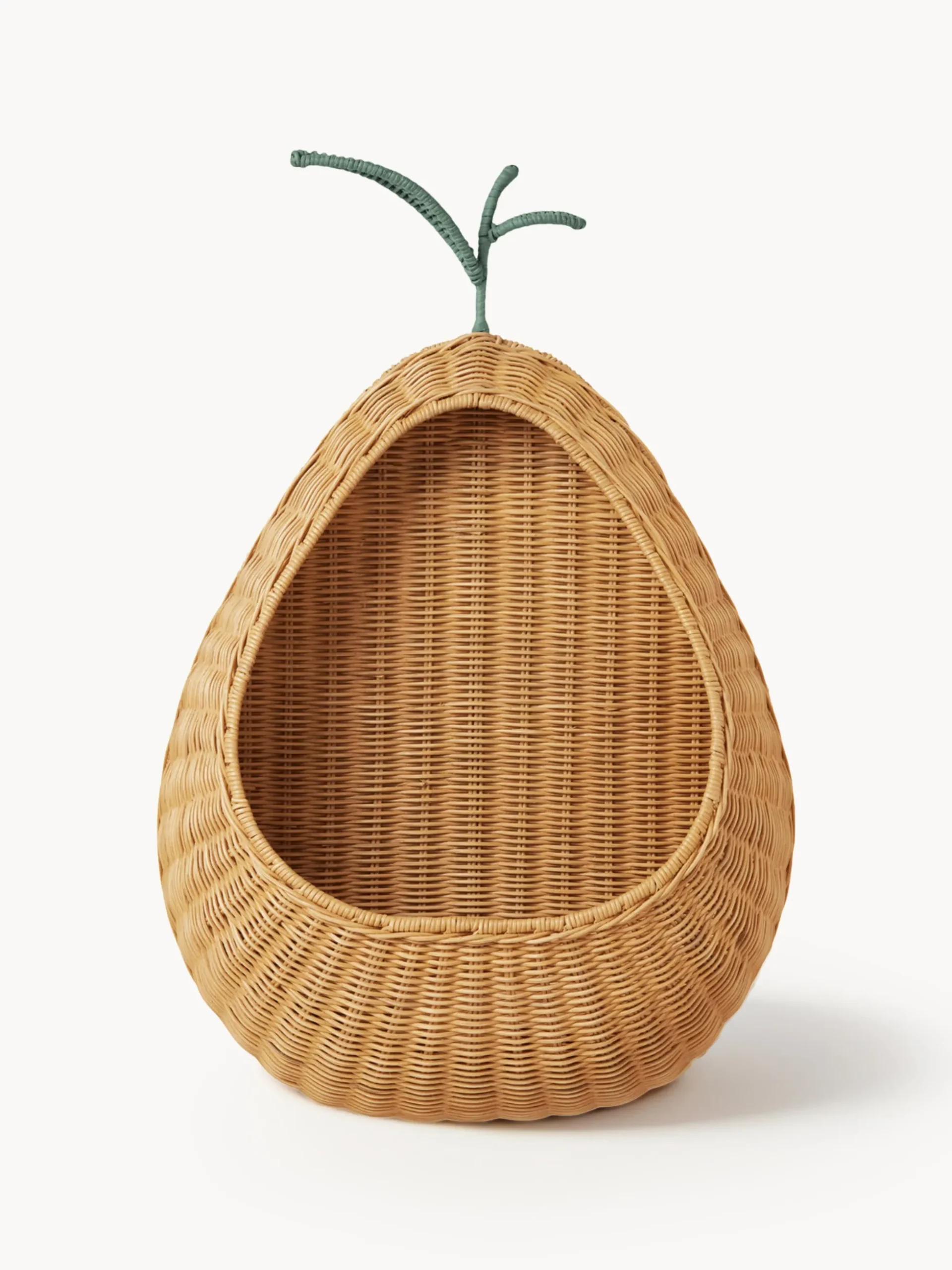 Mensola da parete in rattan fatta a mano Pear