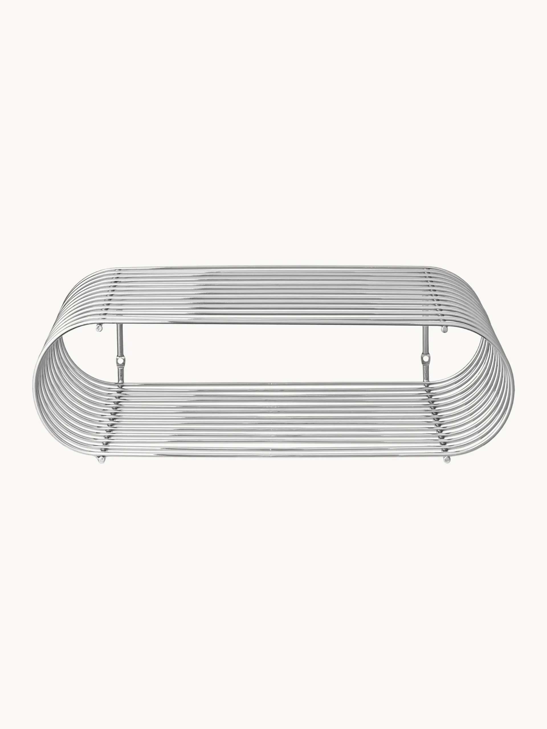Mensola da parete in metallo Curva, lung. 40 cm