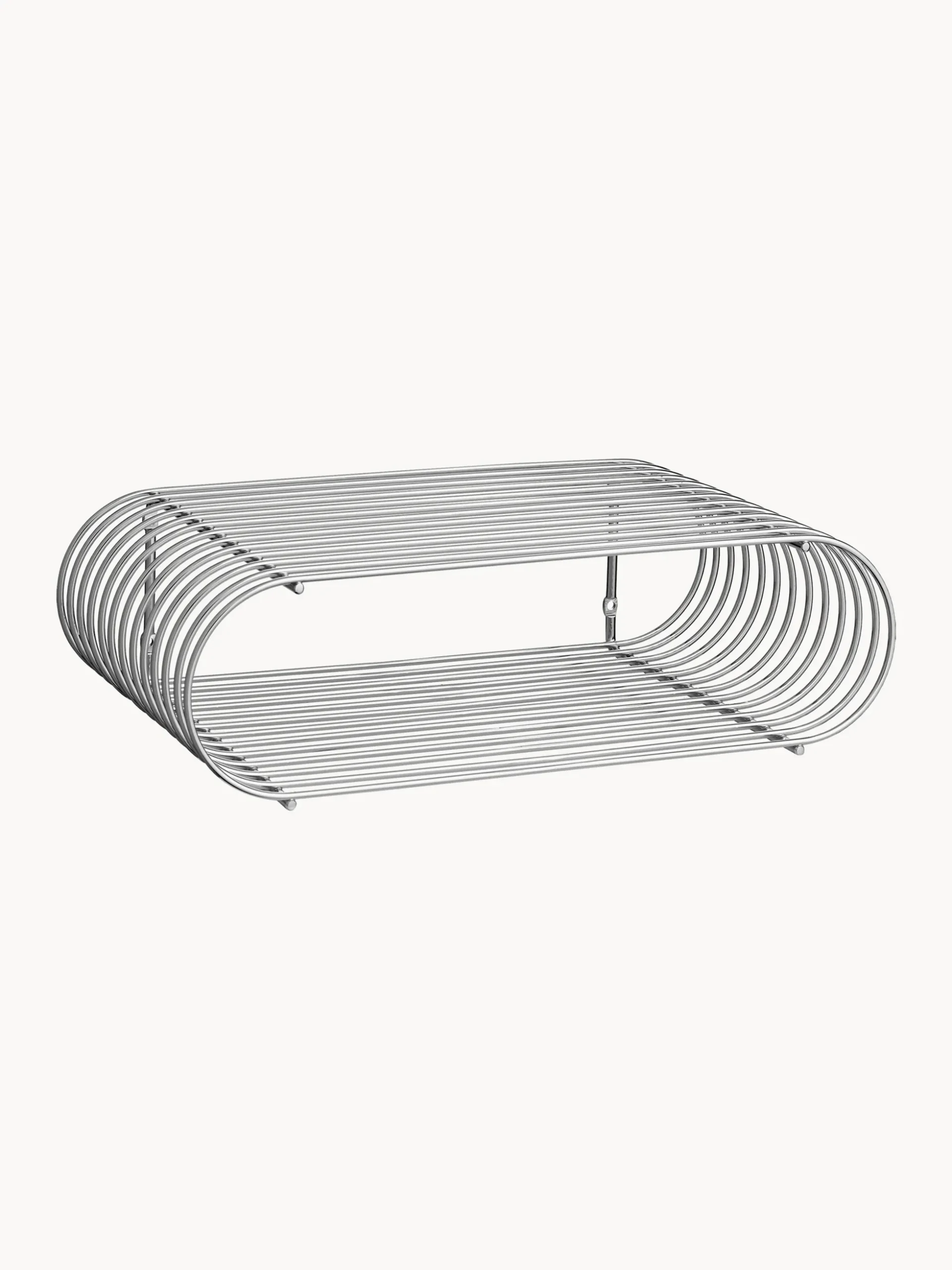 Mensola da parete in metallo Curva, lung. 40 cm