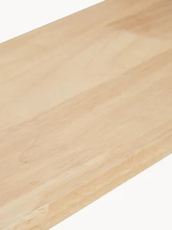 Mensola in legno con cinturini in pelle Forno